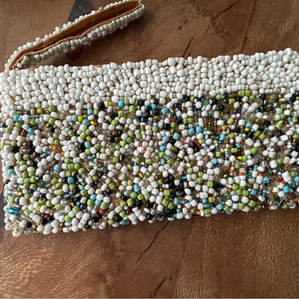 Multicolor Beaded Clutch